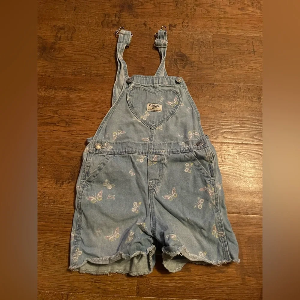 Osh Kosh butterfly overalls girls 5